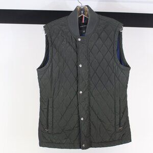 Banana Republic Men’s Quilted Vest Olive Green Size M Fall 2013